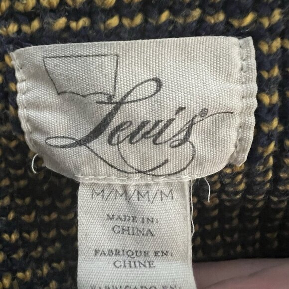 Levi’s Thunderbird Totem Two Tone Pullover Sweater Classic Retro‎ Size Medium - Picture 5 of 8